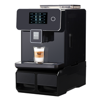  DEYI/德颐 DE-760 双彩屏一键现磨 意式全自动咖啡机 净水器  黑色系