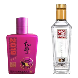 全兴大曲 全兴生肖酒45度 100mL 1瓶 +100ml回味经典52度