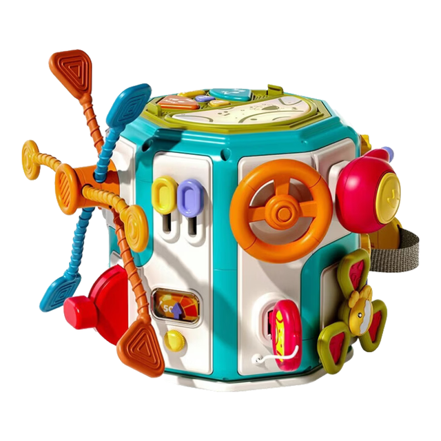 LIVING STONES 六面体益智玩具1-3岁蒙氏早教一周岁宝宝玩具婴儿忙碌板 0-3岁|