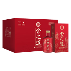 舍得 舍之道礼盒 浓香型白酒 50度500ml*2瓶*3盒 整箱装 中秋节送礼