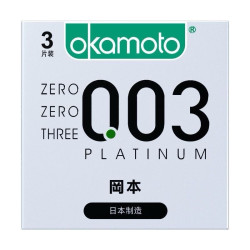 冈本 003润滑安全套 3片