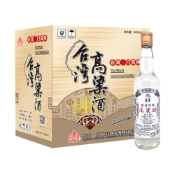 金厦缘 浓香型白酒 台湾高粱酒 53度600ml*6瓶 整箱 口粮酒 送礼