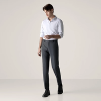 威可多（VICUTU）男士西裤长裤商务通勤西装裤子 灰色 1