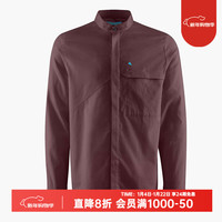 KLATTERMUSEN攀山鼠10173天后弗丽嘉山下系男款长袖T恤-Frigg LS Shirt M's 215/Amaranth Red苋菜红 M