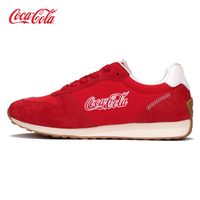 可口可乐 秋冬新款经典红色阿甘鞋休闲风运动鞋男女同款
