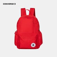 匡威 书包双肩包正品女学生男背包简约帆布包运动轻便旅行包红色