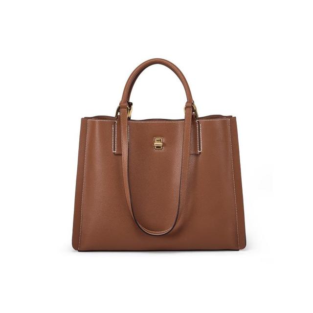 迪桑娜 大容量托特包带拉链隔层女士手提包