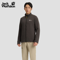 Jack Wolfskin jackWolfskin狼爪25秋冬新TRAILBLAZE男款抑味户外运动抓绒夹克外套A65372 泥棕色/D0108 M