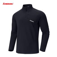 KAWASAKI 运动长袖立领拉链休闲保暖卫衣上衣