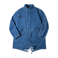 马登 复古M65丹宁鱼尾风衣男TS2207007