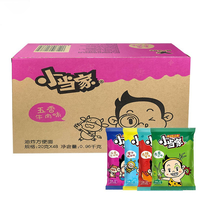 统一 小当家经典干吃脆面20g*48袋整箱方便面宵夜零食蜜汁猪排批发