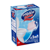 欧德曼 马桶泡泡清洁泡腾片 玫瑰花香 15g*16块 去污除臭