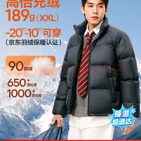 PLUS会员、移动端、京东百亿补贴：网易严选 2590鸭绒超蓬羽绒服休闲面包服石墨烯保暖轻量抗菌防泼水 25秋冬立领-森野绿 L