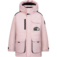 波司登极寒羽绒服连帽5A抗菌绒短款男女儿童冬保暖外套T40142317