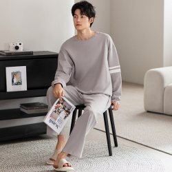 俞兆林 男士冰丝薄款睡衣