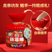 徐福记 新年糖红色桶装420g多口味