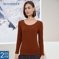 SCHIESSER/舒雅 玻尿酸美肌 女士针织长袖上衣 L