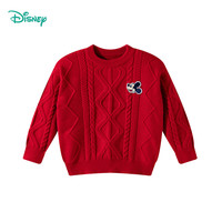 移动端、京东百亿补贴：迪士尼 儿童重磅针织加绒加厚保暖新年毛衣（多款任选男女同款）