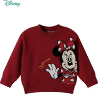 移动端、京东百亿补贴：迪士尼 儿童重磅针织加绒加厚保暖新年毛衣（多款任选男女同款）