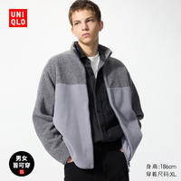 优衣库 男士摇粒绒拉链茄克 479793