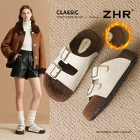 【清仓39元起】ZHR加绒女秋冬保暖毛毛靴短靴 35