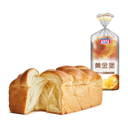 MANKATTAN 黄金堡面包 厚切吐司 手撕小面包方便早餐食品 法式黄金堡 300g*2