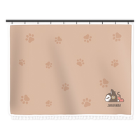 拽猫 车窗遮阳帘轨道式汽车遮阳帘 侧趴浅棕-后窗单件