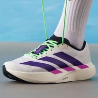 百亿补贴：adidas adizero Evo SL超轻透气马拉松专业竞训跑鞋男子阿迪达斯   金属银/亮金属铁灰/浅银   42