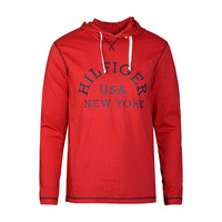 TOMMY HILFIGER 汤米希尔费格 男士卫衣 轻薄长袖连帽休闲上衣