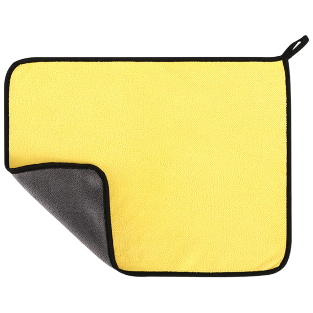美家生活 抹布 四色方巾 30*30cm* 5条擦车擦玻璃毛巾 厨房清洁双面加绒方巾