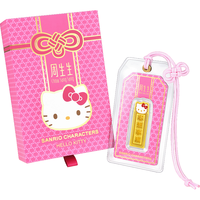 周生生三丽鸥家族黄金金片 足金收藏单件定价 Hello Kitty96370D