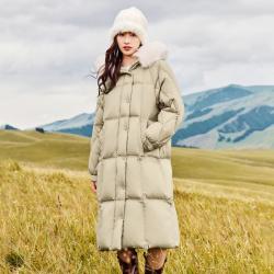 雪中飞 女式加厚羽绒服秋冬款加厚保暖防风外套