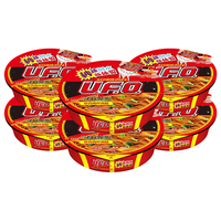 日清食品 NISSIN日清 UFO飞碟炒面 速食 泡面 干拌面 碗面 快餐面方便面 夜宵 整箱装 鱼香肉丝(6碟)