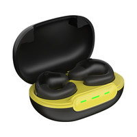 SANSUI 山水 TW80 骨传导耳夹式双模无线降噪蓝牙耳机 曜石黑