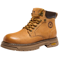 CAMEL 骆驼 男士马丁靴 GE122W7757T 金黄 43