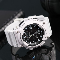 CASIO 限量防水运动小黑表休闲时尚 AQ-S810
