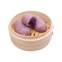 舒汇紫米紫薯包 营养粗粮紫薯包子夹心速冻即食方便早餐点心6只