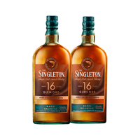 THE SINGLETON/苏格登 慢焙16年 单一麦芽威士忌 【慢焙工艺】苏格登16年700ml*2 40%vol