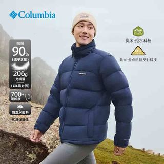 哥伦比亚羽绒服男冬季户外夹克700蓬短款金点鹅绒服男士外套 XXL