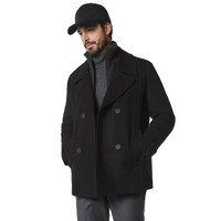 MARC NEW YORK 男款羊毛混纺短大衣