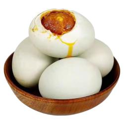 鄱湖鸭舍 正宗鄱阳湖流油咸鸭蛋加大号即食红心流油咸蛋腌蛋批发 加大号60-70克*12枚