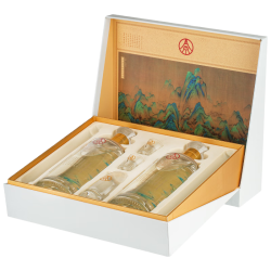 五粮液 浓香型白酒  千里江山礼盒装 52度500ml*2