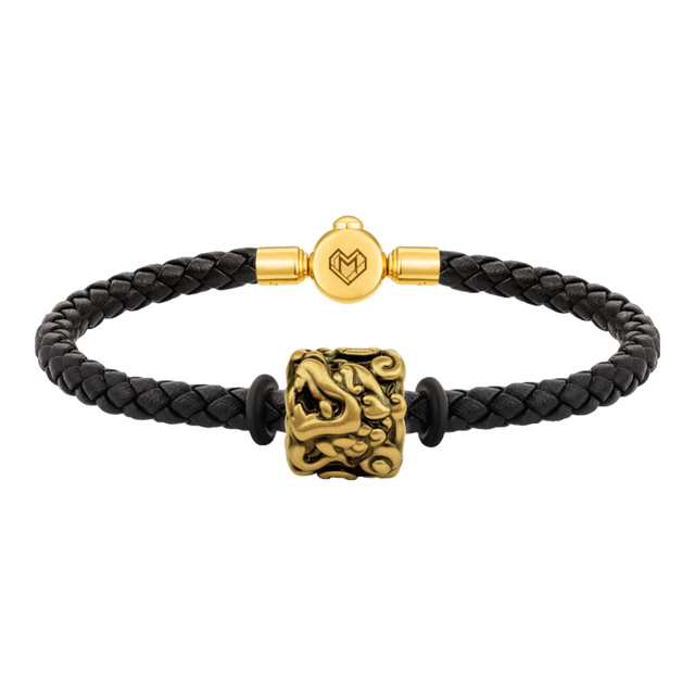 MONOLOGUE 北纬三十度国潮将军神兽貔貅麒麟复古黄金多款男转运珠 MR1479 权力貔貅