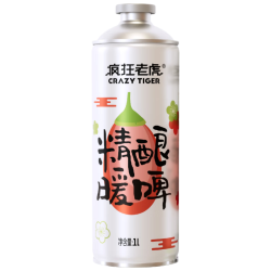 疯狂老虎 暖啤精酿啤酒草本温润配方低度柔和口感4.5%vol秋冬微醺特饮1L*1