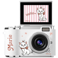 迪士尼 ccd数码相机翻转屏儿童照相机拍立得自拍新年送女孩