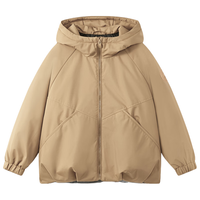 马骑顿【短款羽绒】MQD男童25冬新款学院风女童连帽保暖羽绒服 紫色 140