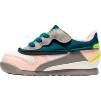 Onitsuka Tiger鬼塚虎童鞋时尚舒适运动休闲学步鞋小童鞋ADMIX RUNNER KIDS 白色/蓝绿色/粉色 25