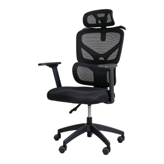 享学 人体工学电脑椅 4级气杆 护脊大双背+海绵坐垫款 气压升降 LS-1