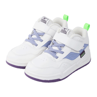 江博士（DR·KONG）冬款运动风潮酷百搭儿童板鞋保暖加绒拼色底学步稳步鞋 米/紫 (内里加绒） 26 脚长约15.6-16.1