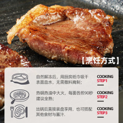 大希地 预制菜鱼排虾排鸡排半成品空气炸锅冷冻食材 西冷牛排